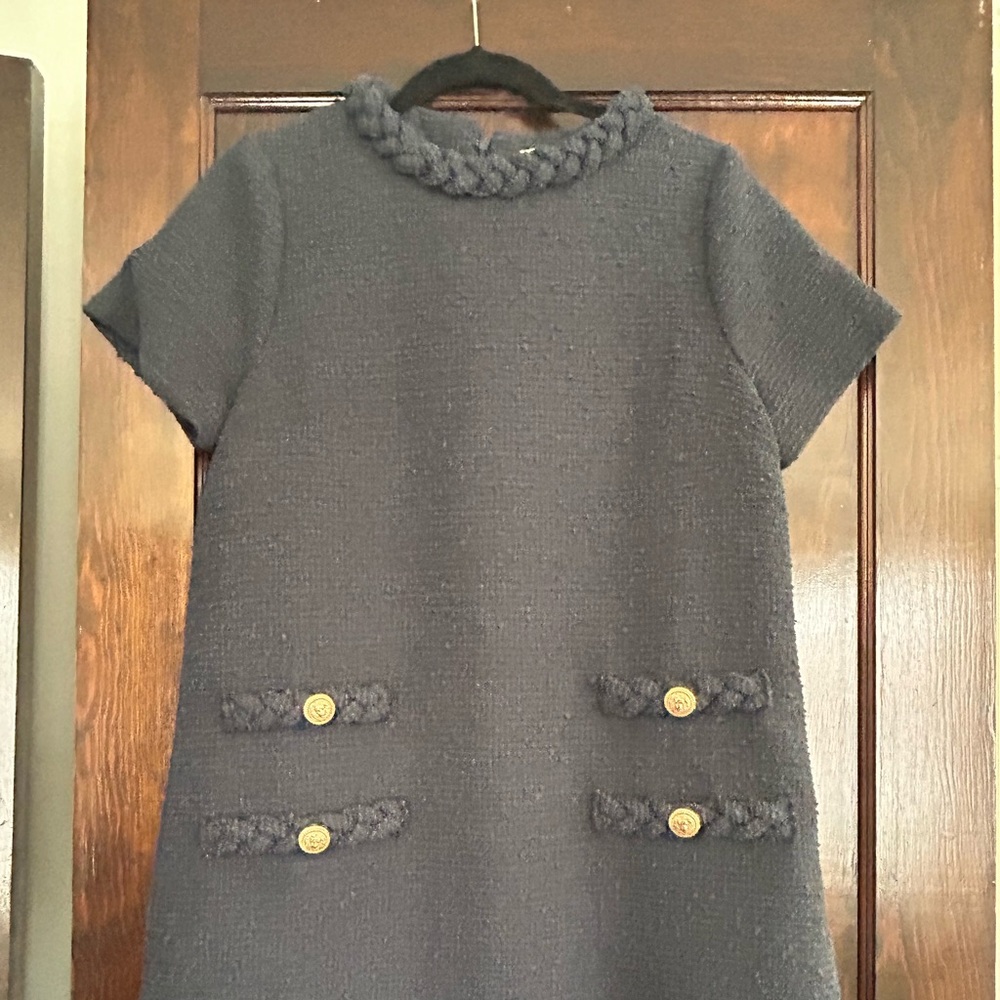 Tuckernuck Navy Braided Midi Dress